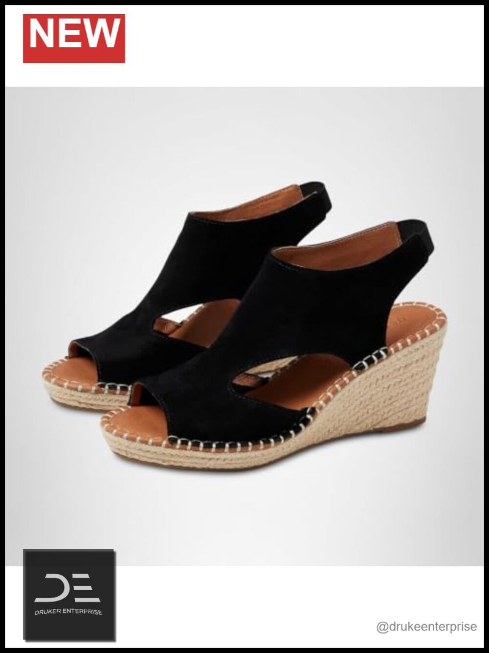 Gentle Souls Kenneth Cole Womens Cody Espadrille Wedge Sandal